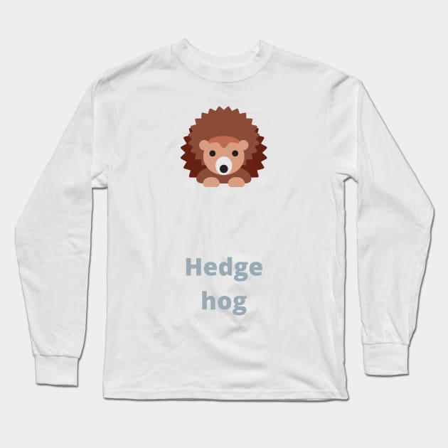 Hedgehog Person - Hedgehog Long Sleeve T-Shirt by PsyCave